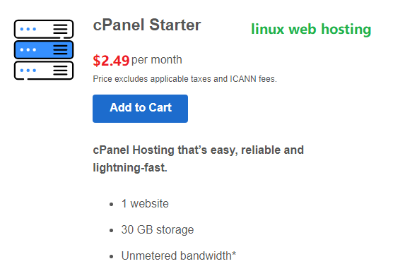 Cpanel hosting linux